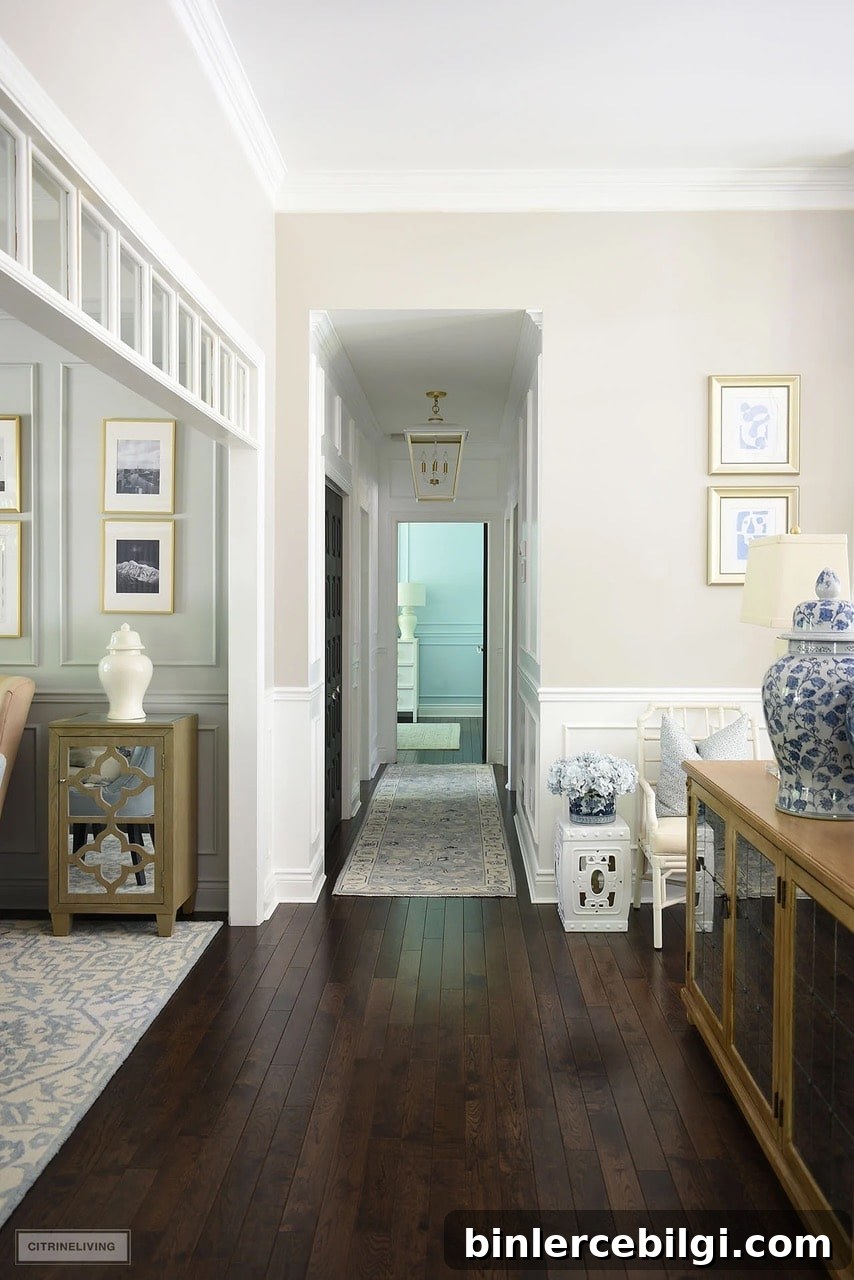 Boring To Beautiful: A Very Chic Hallway Makeover